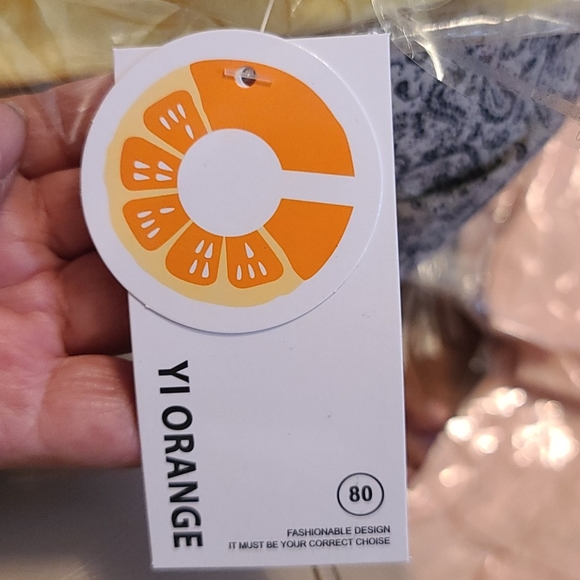 Baby Girl Strawberry Yellow Dress. New. Size 80 - Picture 6 of 6